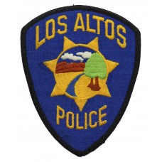 United States Los Altos Police Cloth Patch Badge