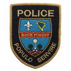 Canadian Rock Forest Police Cloth Patch Badge