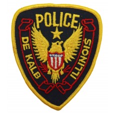 United States Illinois Police Cloth Patch Badge