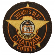 United States Sheriff's Dept. Chatham County Georgia Cloth Patch Badge