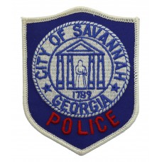 United States City of Savannah Georgia Police Cloth Patch Badge