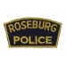 United States Roseburg Police Cloth Patch Badge