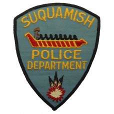 United States Suquamish Police Department Cloth Patch Badge