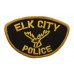 United States Elk City Police Cloth Patch Badge