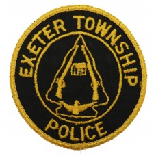 United States Exeter Township Police Cloth Patch Badge