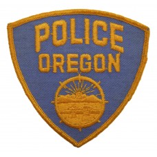 United States Police Oregon Cloth Patch Badge