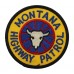 United States Montana Highway Patrol Cloth Patch Badge