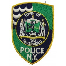 United States Town of Riverhead Police N.Y. Cloth Patch Badge