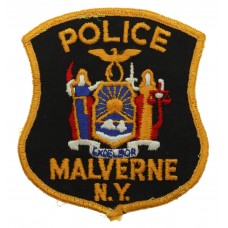 United States Malverne N.Y. Police Cloth Patch Badge