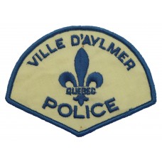 Canadian Ville D'Aylmer Quebec Police Cloth Patch Badge