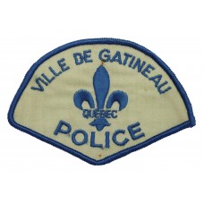 Canadian Ville De Gatineau Quebec Police Cloth Patch Badge