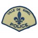 Canadian Ville De Sorel Quebec Police Cloth Patch Badge