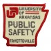 United States University of Arkansas Fayetteville Public Safety Cloth Patch Badge