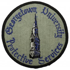 United States Georgetown University Protective Services Cloth Patch Badge