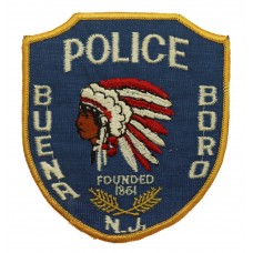 United States Buena Boro N.J. Police Cloth Patch Badge