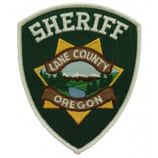 United States Lane County Oregon Sheriff Cloth Patch Badge