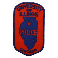 United States University of Illinois Chicago Police Cloth Patch Badge