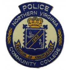 United States Northern Virginia Community College Police Cloth Patch Badge