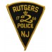 United States Rutgers Police N.J. Cloth Patch Badge