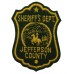 United States Jefferson County Sheriff's Dept. Cloth Patch Badge