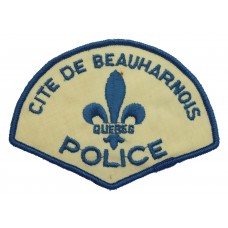 Canadian Cite De Beauharnois Quebec Police Cloth Patch Badge