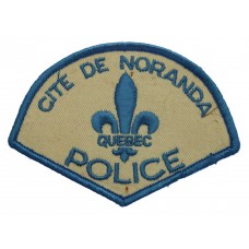 Canadian Cite De Noranda Quebec Police Cloth Patch Badge
