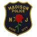 United States Madison Police Rose City N J Cloth Patch Badge