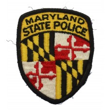 United States Maryland State Police Cloth Patch Badge