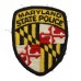 United States Maryland State Police Cloth Patch Badge