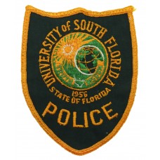 United States University of South Florida Police Cloth Patch Badge