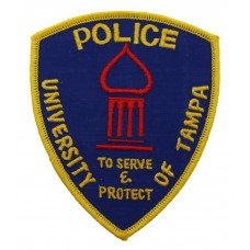 United States University of Tampa Police Cloth Patch Badge