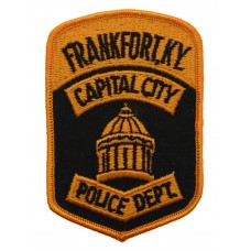 United States Frankfort KY. Capital City Police Dept. Cloth Patch Badge