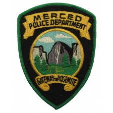 United States Merced Police Department Cloth Patch Badge