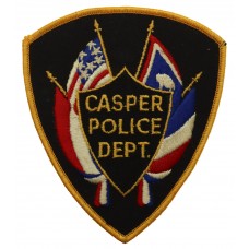 United States Casper Police Dept. Cloth Patch Badge