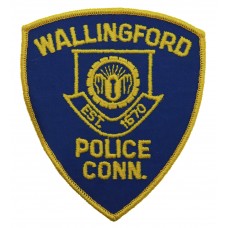 United States Wallingford Police Conn. Cloth Patch Badge