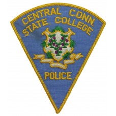 United States Central Conn. State College Police Cloth Patch Badge