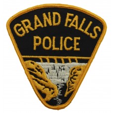 Canadian Grand Falls Police Cloth Patch Badge