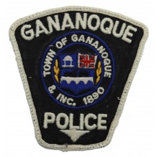 Canadian Gananoque  Police Cloth Patch Badge