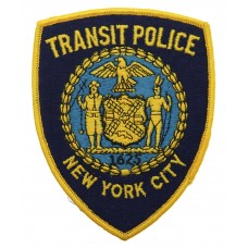 United States Transit Police New York City Cloth Patch Badge