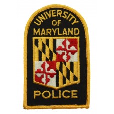 United States University of Maryland Police Cloth Patch Badge