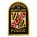 United States University of Maryland Police Cloth Patch Badge