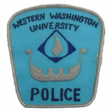 United States Western Washington University Police Cloth Patch Badge