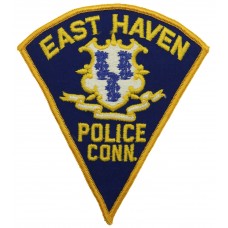 United States East Haven Police Conn. Cloth Patch Badge