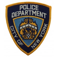 United States City of New York Police Department Cloth Patch Badge