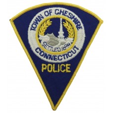 United States Town of Cheshire Connecticut Police Cloth Patch Badge