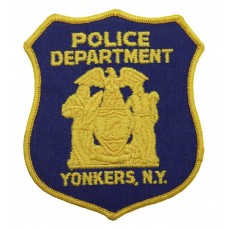 United States Yonkers, N.Y. Police Department Cloth Patch Badge