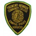 United States Fremont-Newark Community College Campus Police Services Cloth Patch Badge