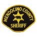 United States Mendocino County Sheriff Cloth Patch Badge