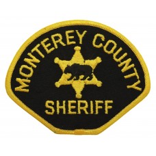 United States Monterey County Sheriff Cloth Patch Badge