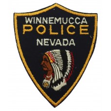 United States Winnemucca Police Nevada Cloth Patch Badge